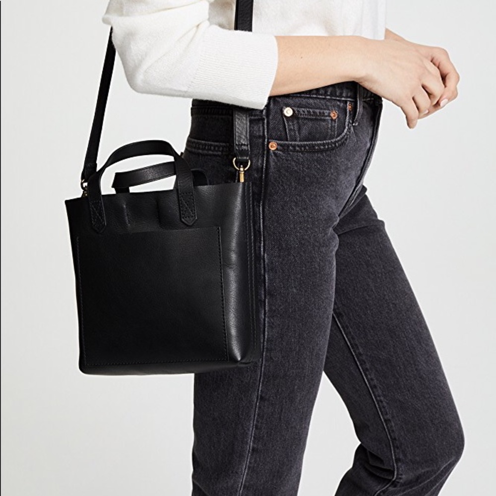 Madewell Mini Transport Tote - Leather